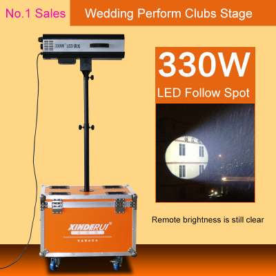 LED Upgraded 330W FOLLOW SPOT LIGHT FOR WEDDING ,STAGE PERFORM ,CLUBS